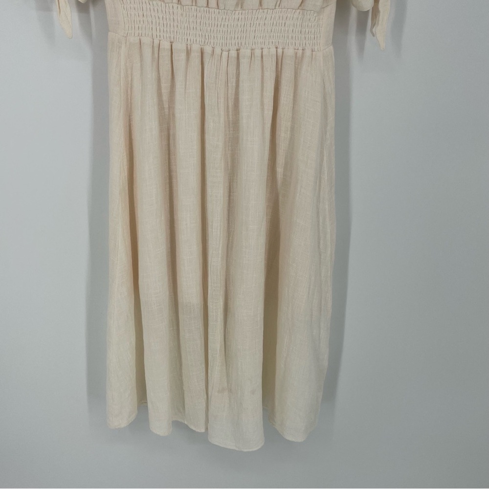 Brass & Roe Nina Button-Up Midi Dress Size Large cotton - Picture 8 of 13